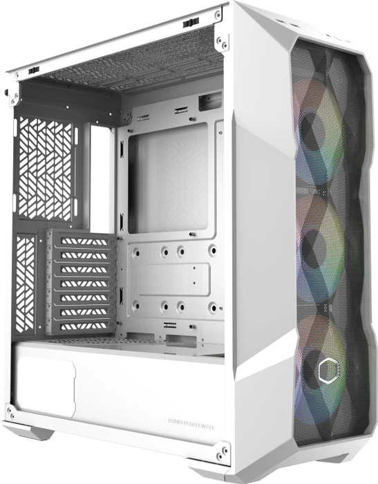 Cooler Master MasterBox TD500 Mesh V2, weiß, Glasfenster