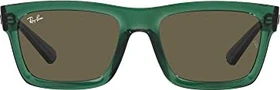 Ray-Ban Warren Bio Based 54mm poliert transparent grün/braun