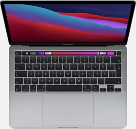 Apple MacBook Pro 13.3", Space Gray, M1 - 8 Core CPU / 8 Core GPU, 16GB RAM, 256GB SSD, DE [2020]