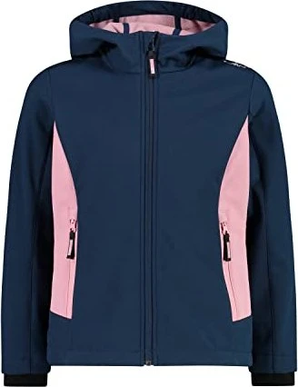 CMP Softshell Melange Fix Hood Funktionsjacke blue/fard (Junior)