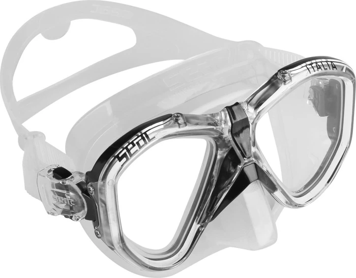 Seac Sub Italia Zweiglasmaske metal black