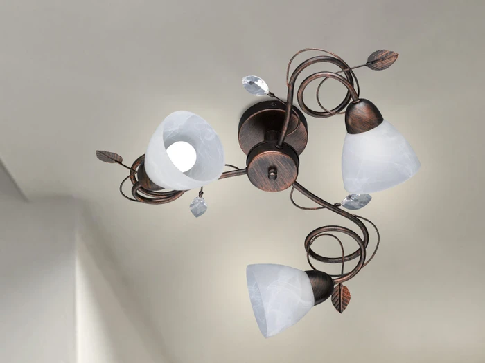 Trio Traditio Spot 3-flammig rost antik