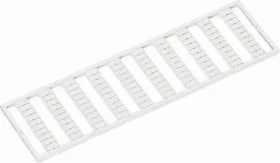 Wago WMB-Beschriftungskarte als Karte bedruckt +/- (50x) dehnbar 5 - 5,2 mm Aufdruck senkrecht aufrastbar weiß