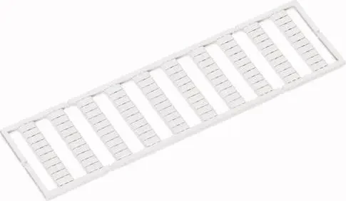 Wago WMB-Beschriftungskarte als Karte bedruckt +/- (50x) dehnbar 5 - 5,2 mm Aufdruck senkrecht aufrastbar weiß