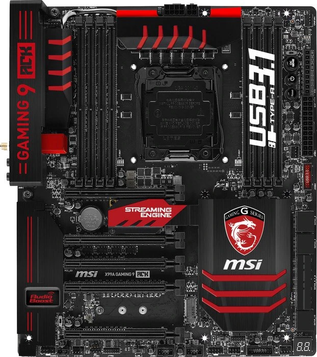 MSI X99A Gaming 9 ACK (Intel 2011-3)