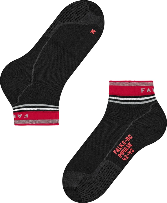 Falke BC Impulse Short Fahrradsocken schwarz