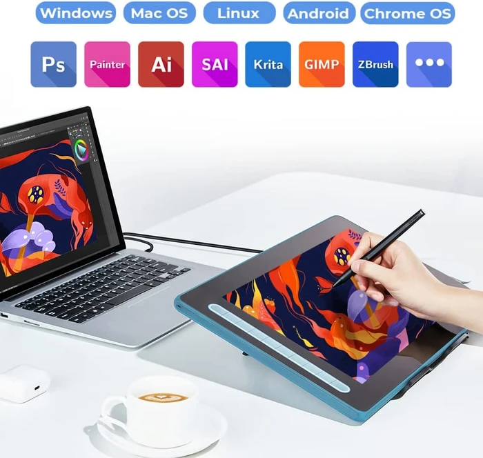 XP-Pen Artist 16 (2. Generation), blau
