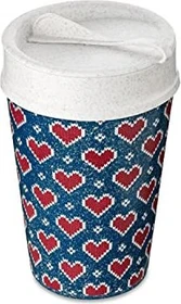koziol Iso To Go Isolierbecher 400ml red hearts