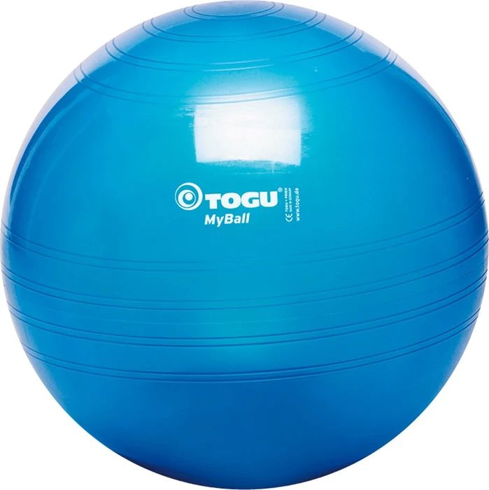 Togu MyBall 75cm Gymnastikball blau transparent (409750)