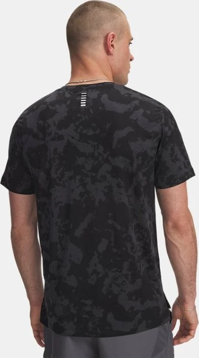 Under Armour Launch Printed Funktionsshirt kurzarm anthracite/black/reflective (Herren)