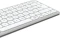Hama WK-500 kompakte Multi-Device-Tastatur, grau/weiß, USB/Bluetooth, DE Vorschaubild
