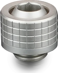 Thermal Grizzly DeltaMate Fitting ST13, G1/4" auf 13/10mm, Schlauchanschluss, matt nickel