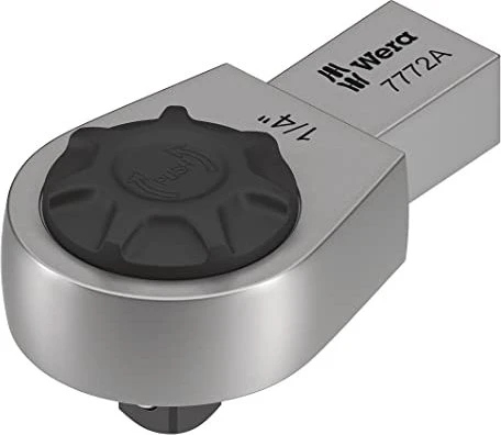 Wera 7772 A Einsteck-Ratsche Steckschlüssel-Adapter 9x12mm, 1/4"