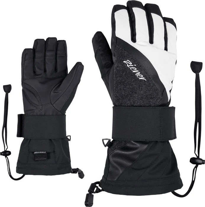 Ziener Milana AS Snowboardhandschuhe schwarz/weiß (Damen)
