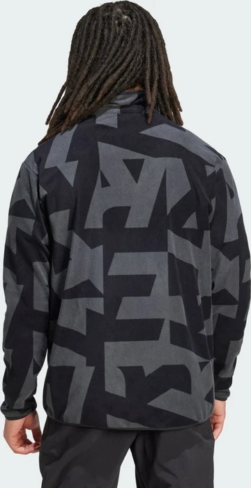 adidas Terrex Multi Printed Fleece Jacke black/carbon (Herren)