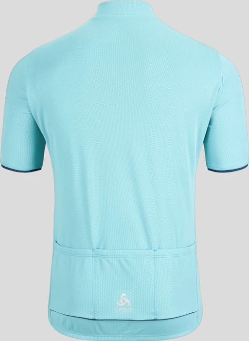 Odlo The Essential Half Zip Trikot kurzarm porcelain (Herren)