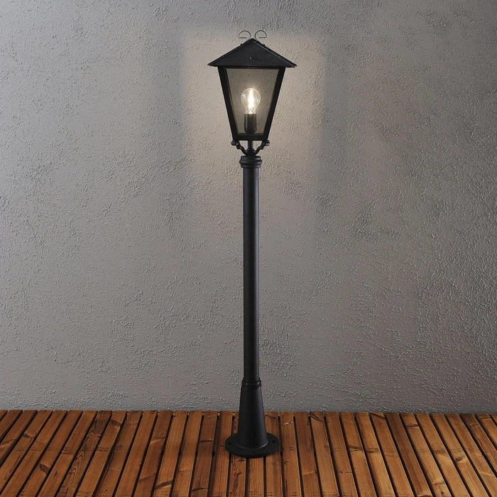 Konstsmide Benu E27 128cm Wegeleuchte schwarz