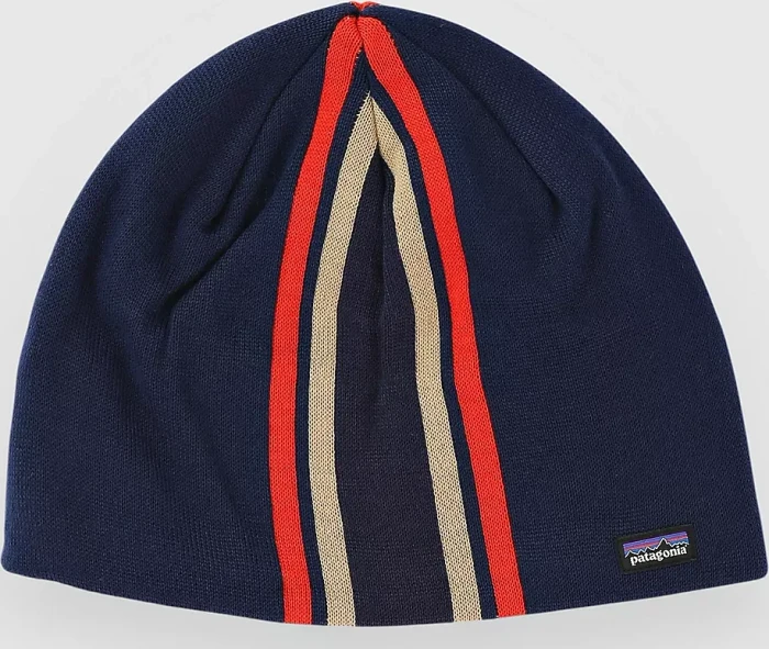 Patagonia Hat Beanie speed stripe/clement blue