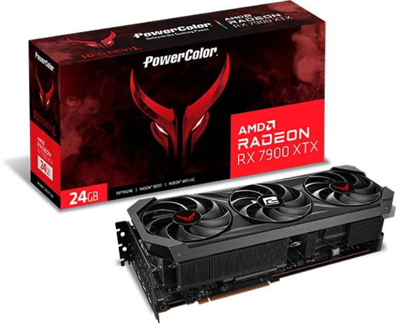 PowerColor Red Devil Radeon RX 7900 XTX, 24GB GDDR6, HDMI, 3x DP