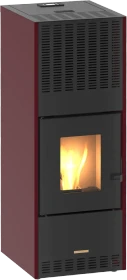 Blaze Leo Pellet-Kaminofen rot