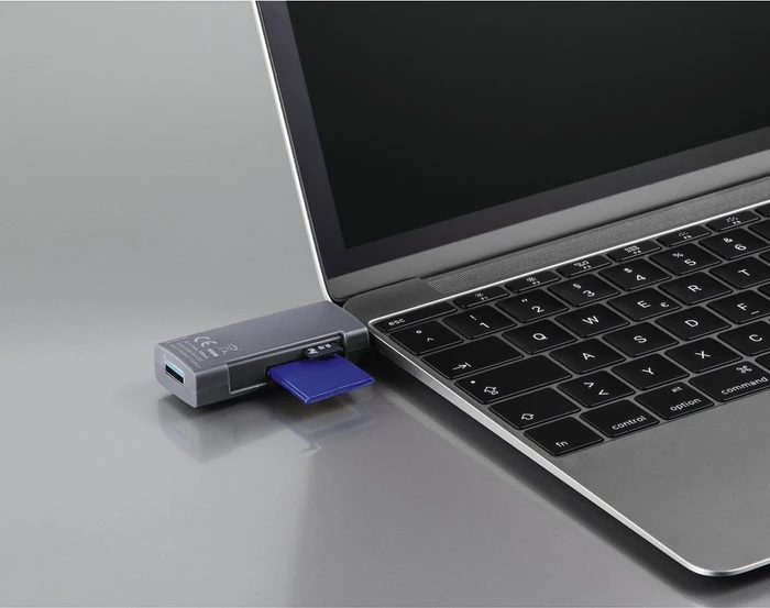 Hama OTG Dual-Slot-Cardreader, USB-C 3.0/USB-A 3.0 [Stecker]