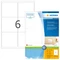 Herma Etiketten Premium, 99.1x93.1mm, weiß, matt, 100 Blatt (600 Etiketten) Vorschaubild