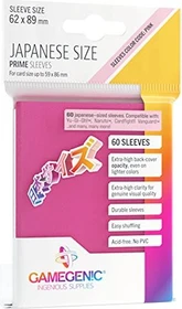 Gamegenic Japanese Size Prime Sleeves pink, 60 Stück