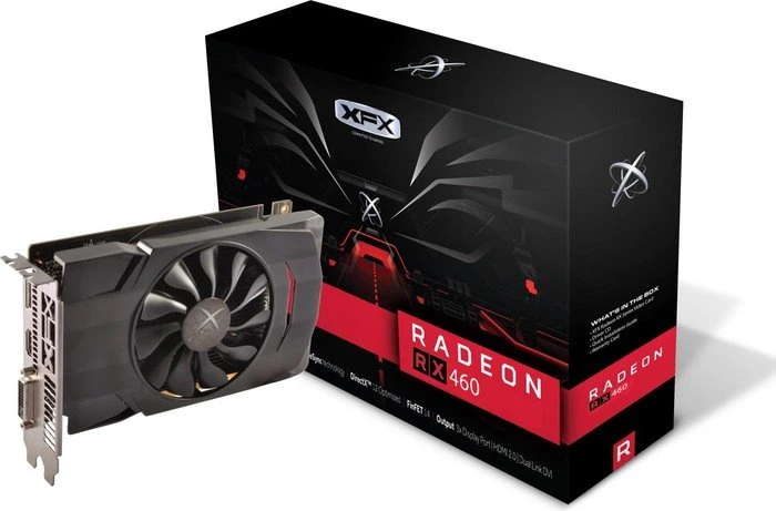 XFX Radeon RX 460 Single Fan, 4GB GDDR5, DVI, HDMI, DP