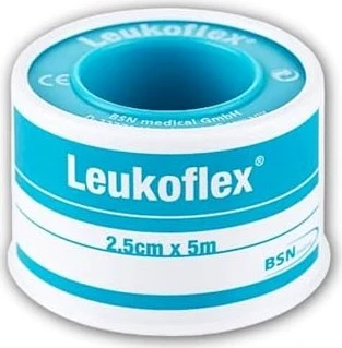 BSN medical Leuflex wasserdicht transparent, 2.5cm x 5m, 1 Stück