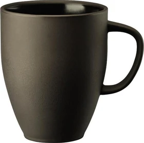 Rosenthal Junto Slate Grey Steinzeug Becher mit Henkel 380ml