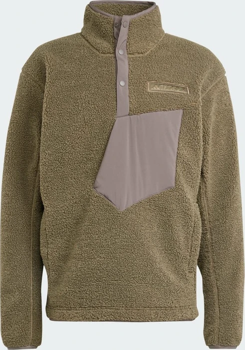adidas Terrex Xploric High Pile Fleece Pullover olive strata (Herren)