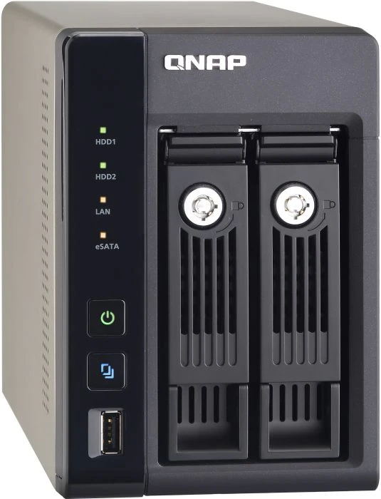 QNAP Turbo Station TS-269 Pro 3TB, 1GB RAM, 2x RJ-45 1000Base-T, 2x USB-A 3.0