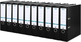 Elba smart pro+ Ordner 2-Ring, 80mm, A4, schwarz, 10er-Pack