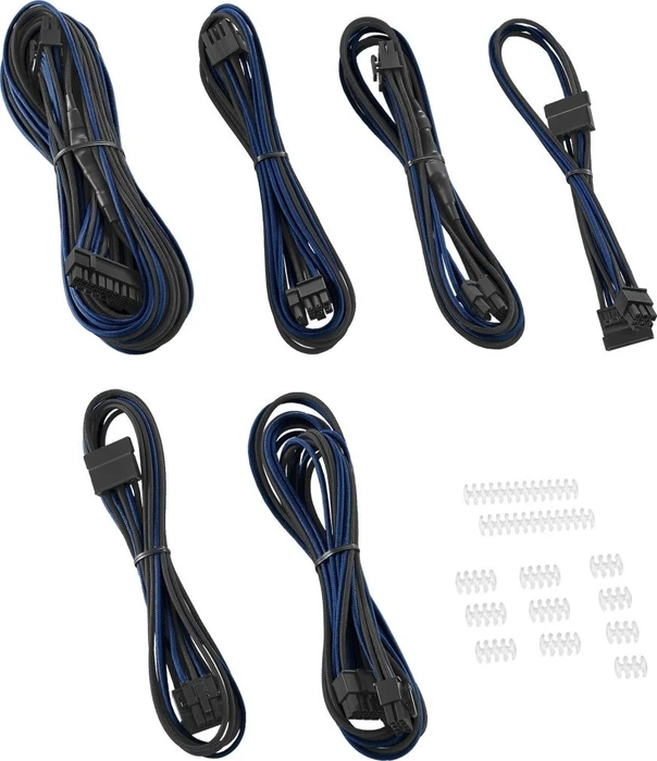 CableMod C-Series ModFlex Essentials Cable Kit, RMi, RMx, schwarz/blau
