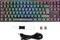 Gamiac TKL90G Gaming Keyboard, schwarz/grau, LEDs RGB, Kailh RED, USB, DE Vorschaubild