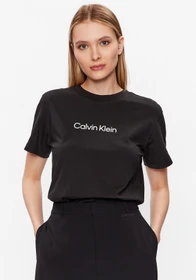 Calvin Klein Logo T-Shirt kurzarm ck black (Damen)