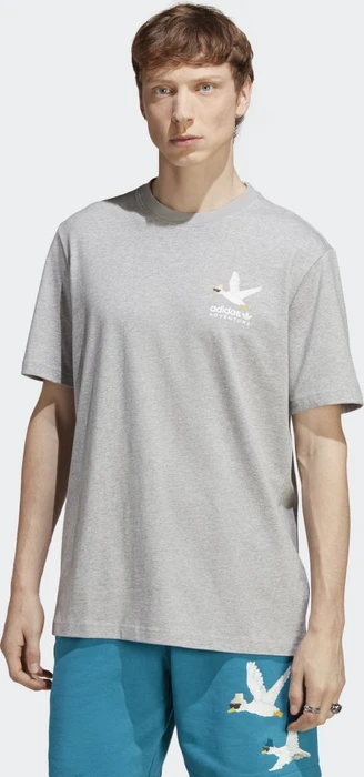 adidas Adventure Graphic Duckies T-Shirt kurzarm medium grey heather (Herren)