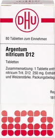 DHU Argentum Nitricum D12 Tabletten, 80 Stück