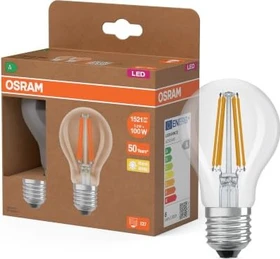 Osram Ledvance LED Classic A 100 Filament 7.2W/827 E27 Clear, 2 Stück