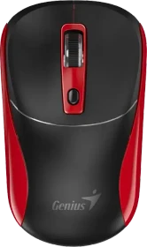 Genius NX-7123 Copilot Wireless Optical Mouse schwarz/rot, USB (31030043402)