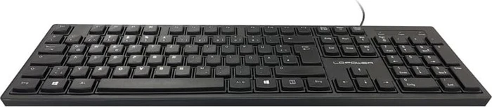 LC-Power BK-903 Keyboard, schwarz, USB, DE