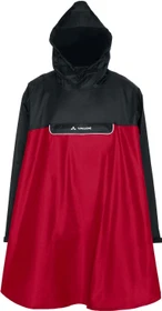 Vaude Valero Poncho rot/schwarz