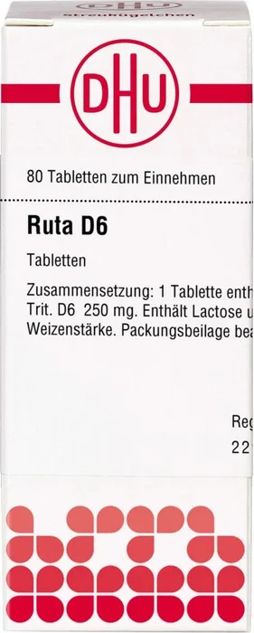 DHU Ruta D6 Tabletten, 80 Stück