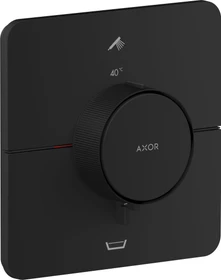 Hansgrohe Axor ShowerSelect ID softsquare Thermostat für 2 Verbraucher mit integrierter EN1717 Sicherungskombi mattschwarz