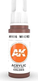 AK-Interactive 3rd Gen Acrylic Colors Acrylic Modelling Colors wine red, 17ml