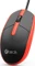 C-Tech WM-10R Wired Mouse schwarz/rot, USB Vorschaubild