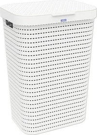 Rotho Country 55l Wäschekorb weiß