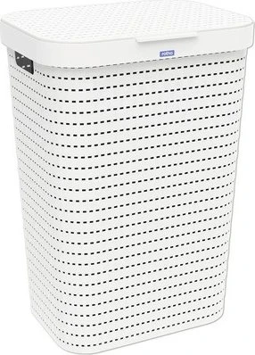 Rotho Country 55l Wäschekorb weiß