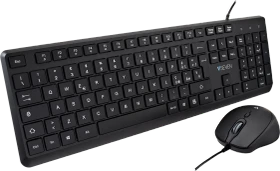 V7 CKU350 Tastatur und Maus Combo, USB, IT