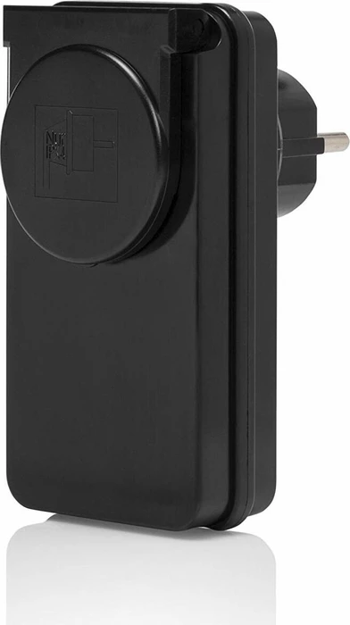 Smartwares SmarthomeBasic SH4-99650 IP44 schwarz, Outdoor-Funksteckdose, 2er Funksteckdosen-Set mit Fernbedienung
